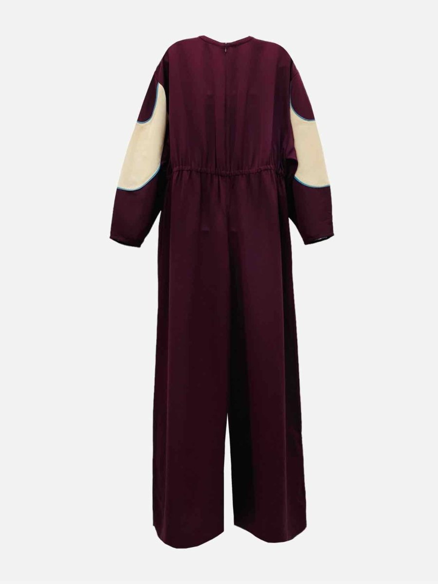 Pre-loved VALENTINO Burgundy Jumpsuit from Reems Closet