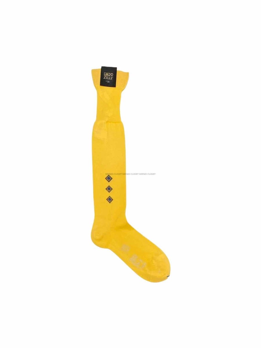 Pre-loved ZILLI Yellow Socks - Reems Closet